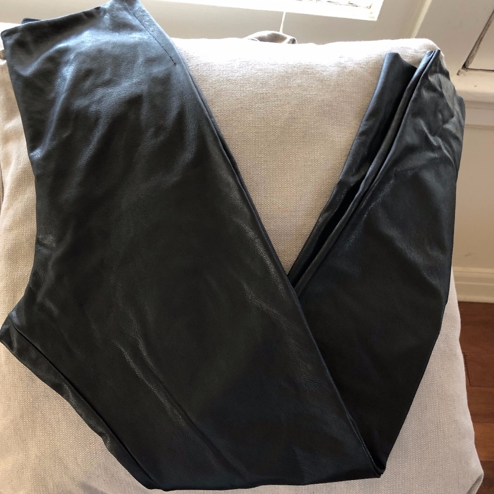 Commando Vegan Leather Tights